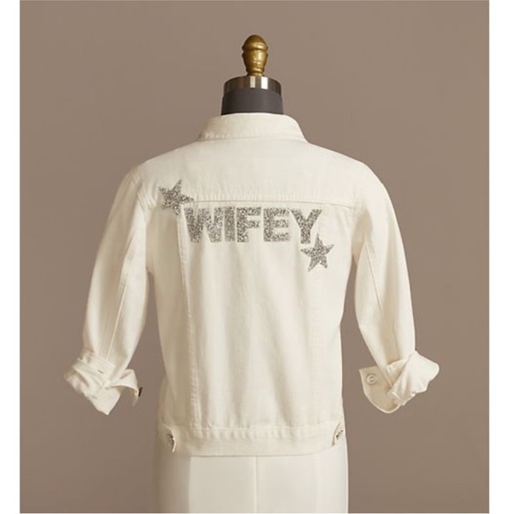 David's Bridal Jackets & Blazers - WIFEY Jean Jacket 💍​​
